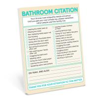 Bathroom Citation Nifty Note
